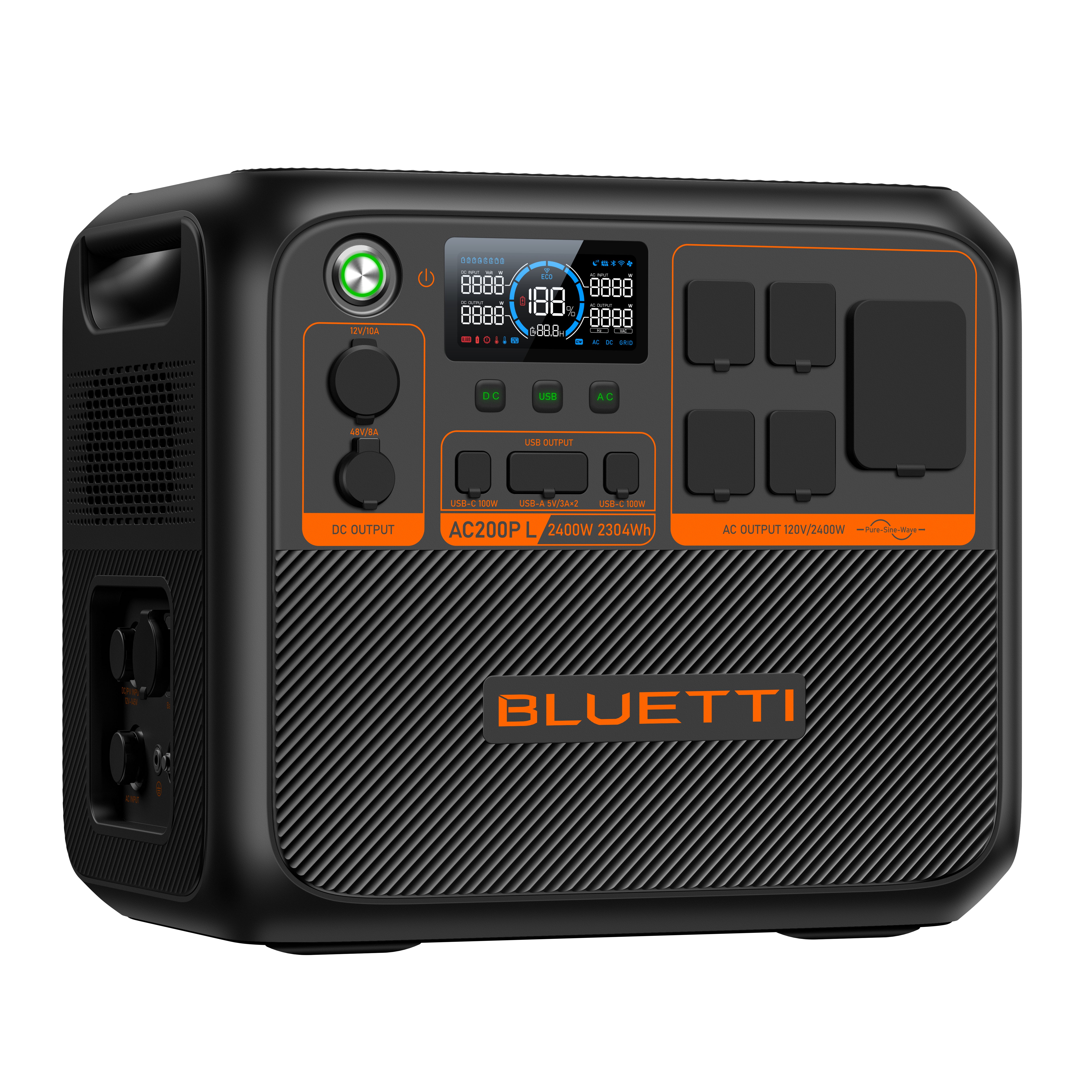 BLUETTI AC200P L Portable Power Station | 2,400W 2,304Wh