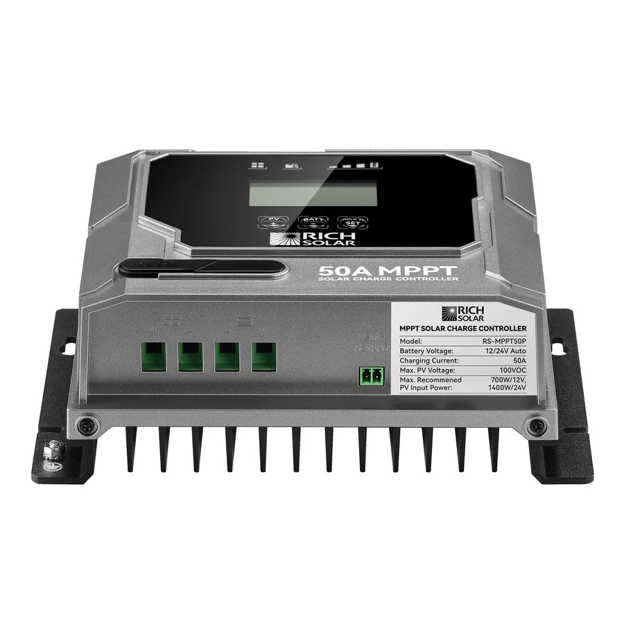 BRAVO 50 | 50 Amp MPPT Solar Charge Controller | Premier 50A 12V/24V MPPT Solar Controller for RVs, Trailers, Campers, Vans, Boats, Off-Grid | Awarded #1 Solar Controller 2025