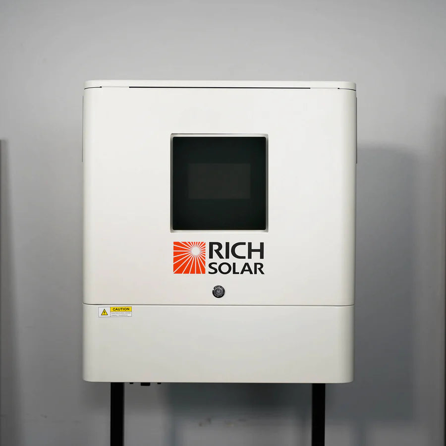 NOVA 6500S | 6500 Watt (6.5kW) 48 Volt Off-Grid Hybrid Solar Inverter | Premium 6500W 48V Hybrid Inverter for Campers, Cabins, Tiny Homes, ADUs, RVs, Off-Grid | Huge LCD Touchscreen with Ambient Lights | UL Certified