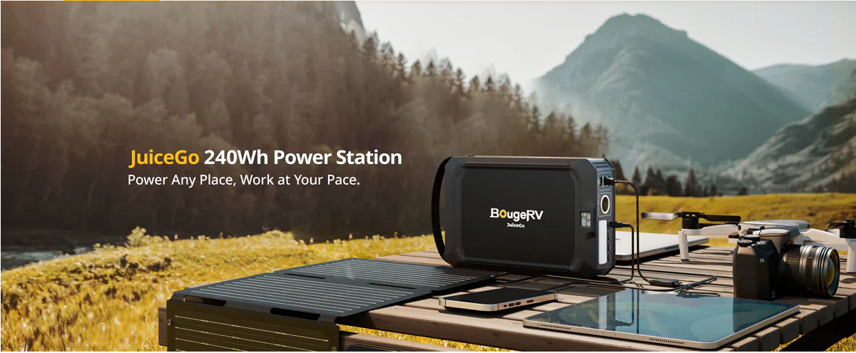 BougeRV JuiceGo 240Wh Portable Power Station